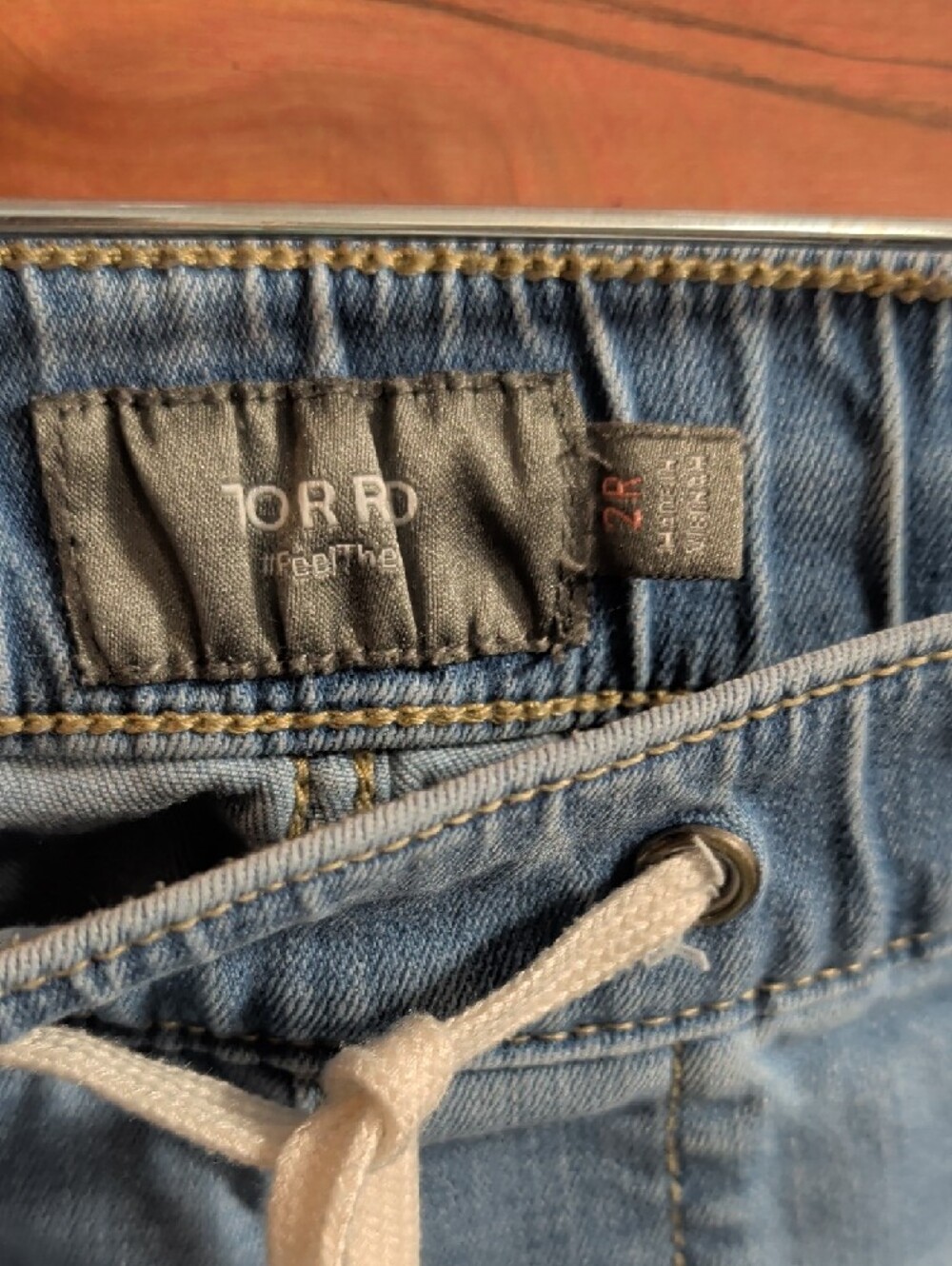 torrid Light Blue Straight Leg Jeans - Picture 2 of 3